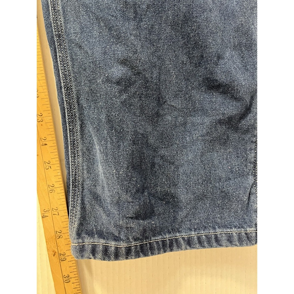Carhartt 42X30**Overalls Blue Denim Bib Workwear Men's - Picture 7 of 7